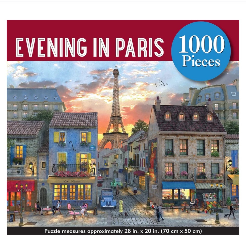 New Evening in Paris‎ 1000 Piece Jigsaw Puzzle by Inc. Peter Pauper Press Jigsaw